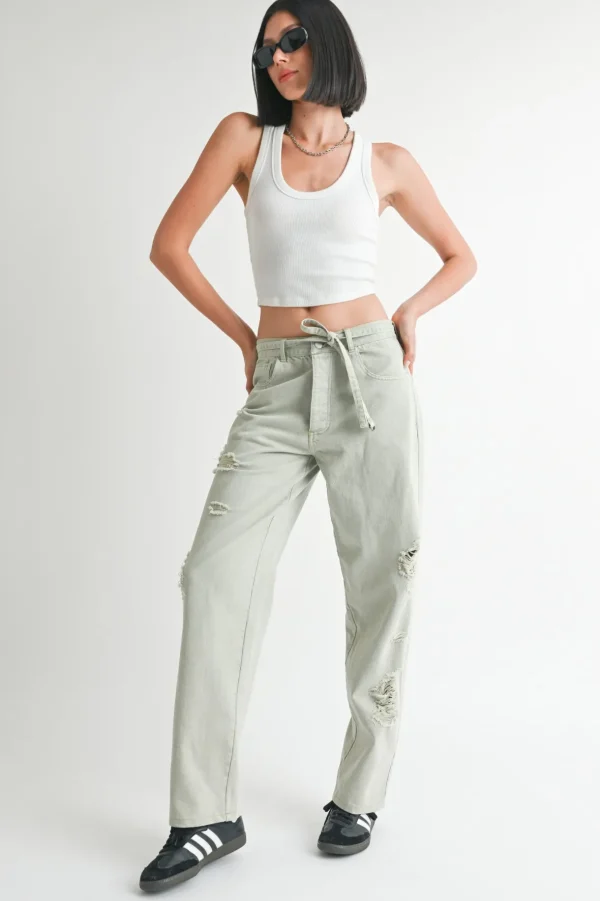 Alayna Denim Pants*Emory Park Clothing Online