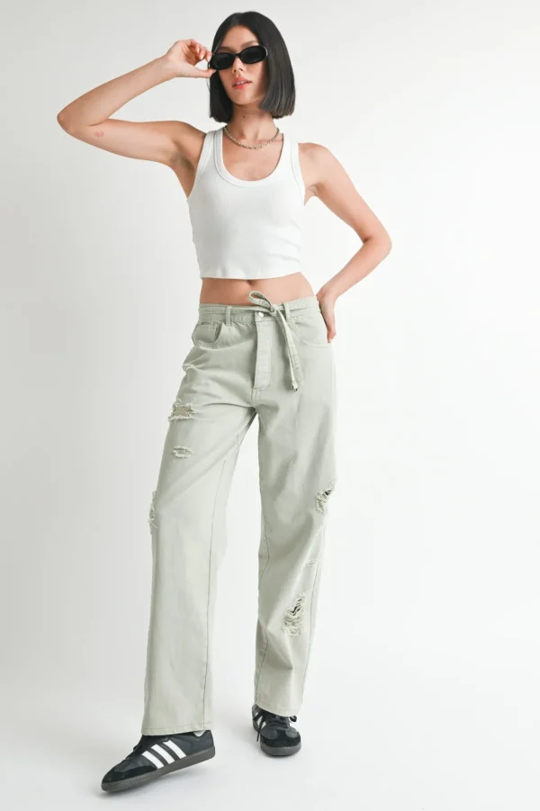 Alayna Denim Pants*Emory Park Clothing Online