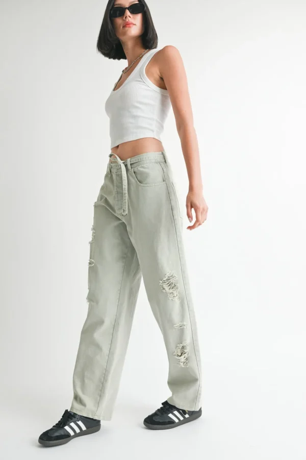 Alayna Denim Pants*Emory Park Clothing Online