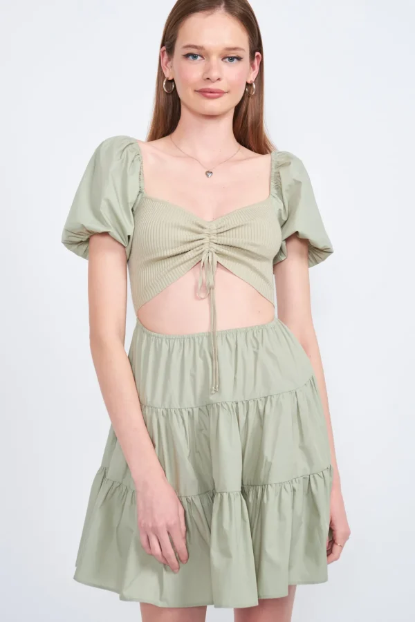 Alexa Baby Doll Mini Dress*Emory Park Clothing Sale