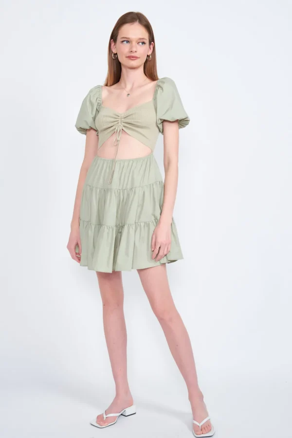Alexa Baby Doll Mini Dress*Emory Park Clothing Sale