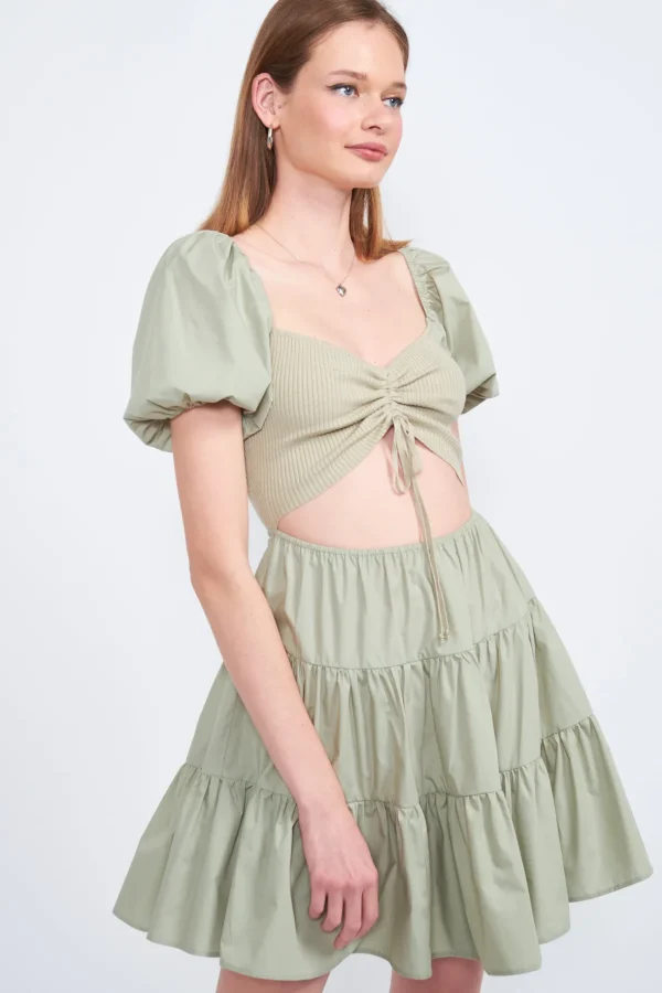 Alexa Baby Doll Mini Dress*Emory Park Clothing Sale