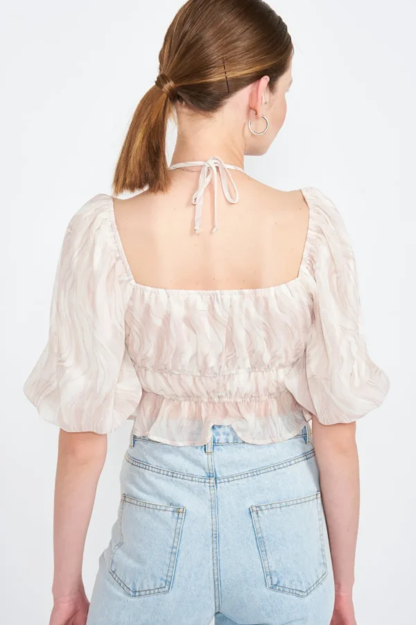 Amora Ruched Crop Top*Emory Park Clothing Best
