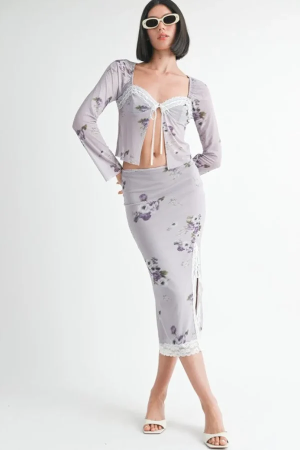 Bridget Midi Skirt*Emory Park Clothing Outlet