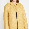 Carly Quilted Pu Jacket*Emory Park Clothing Clearance