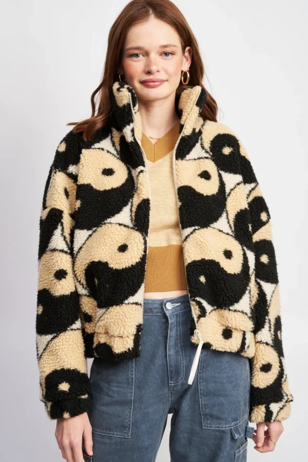 Clio Sherpa Jacket*Emory Park Clothing Discount