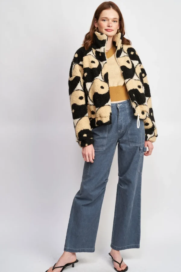Clio Sherpa Jacket*Emory Park Clothing Discount