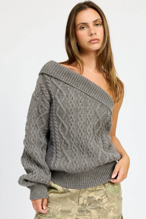 Delaney One Shoulder Top*Emory Park Clothing Online