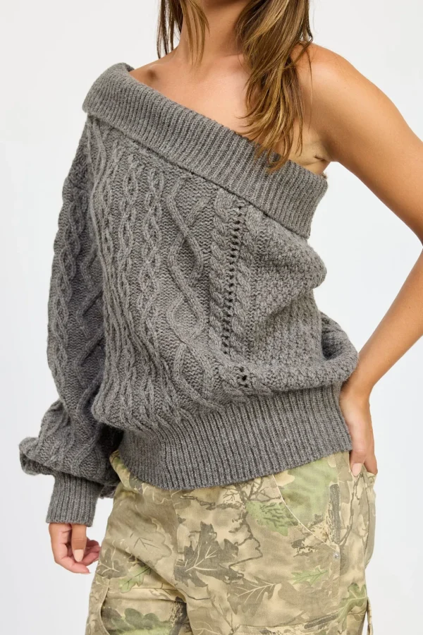 Delaney One Shoulder Top*Emory Park Clothing Online