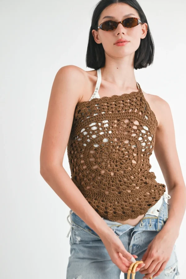 Ella Crochet Top*Emory Park Clothing Fashion