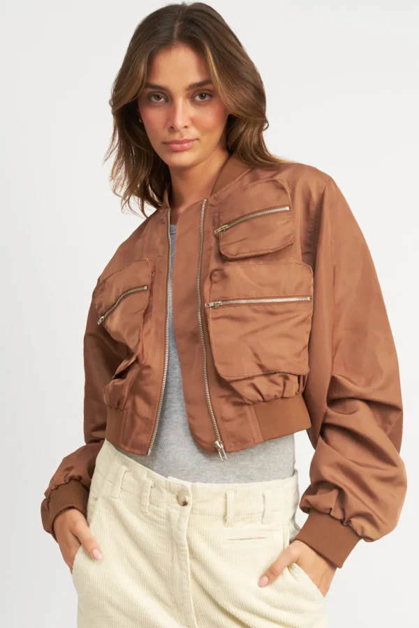 Hazel Bomber Jacket*Emory Park Clothing Fashion