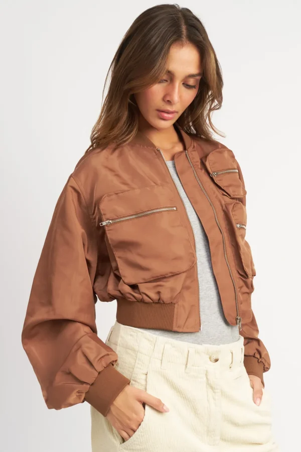 Hazel Bomber Jacket*Emory Park Clothing Fashion