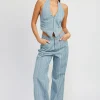 Ilaria Wide Leg Pants*Emory Park Clothing Outlet