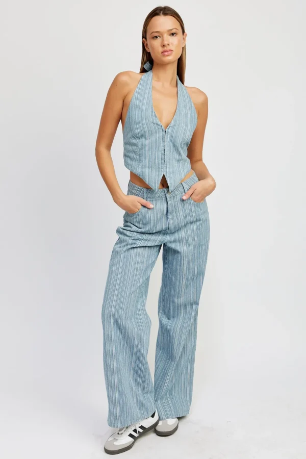 Ilaria Wide Leg Pants*Emory Park Clothing Outlet