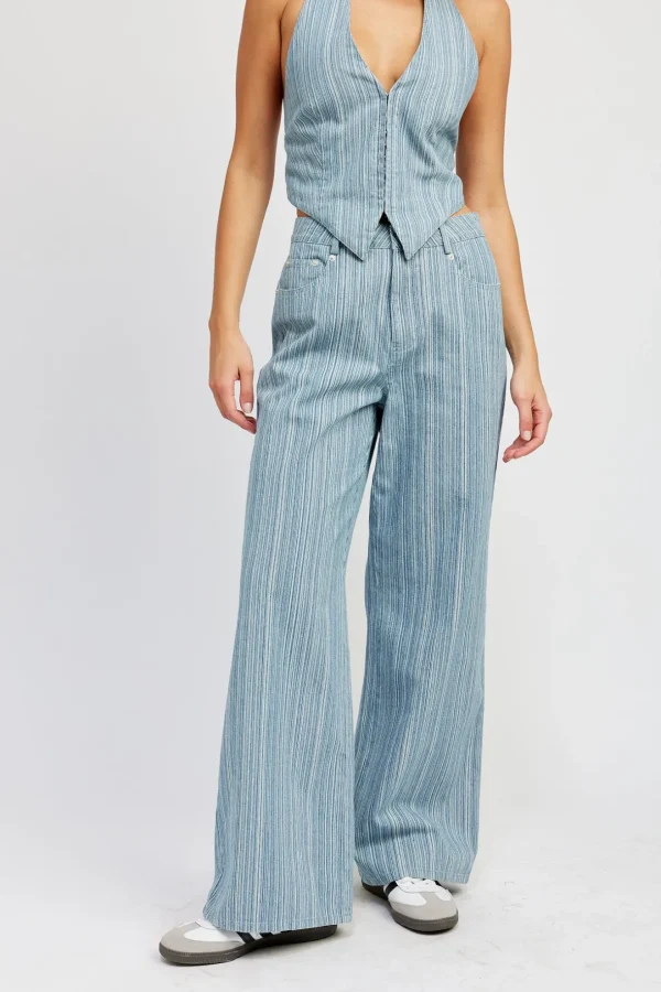 Ilaria Wide Leg Pants*Emory Park Clothing Outlet