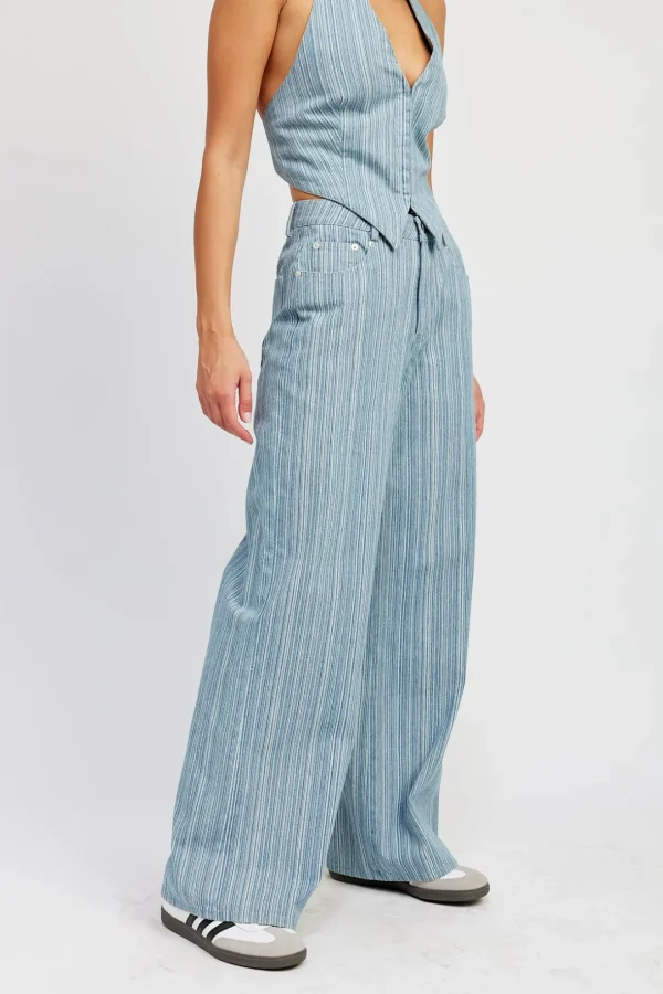 Ilaria Wide Leg Pants*Emory Park Clothing Outlet