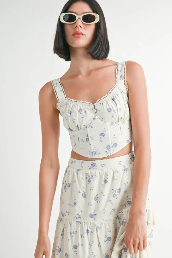 Jasmine Floral Top*Emory Park Clothing New