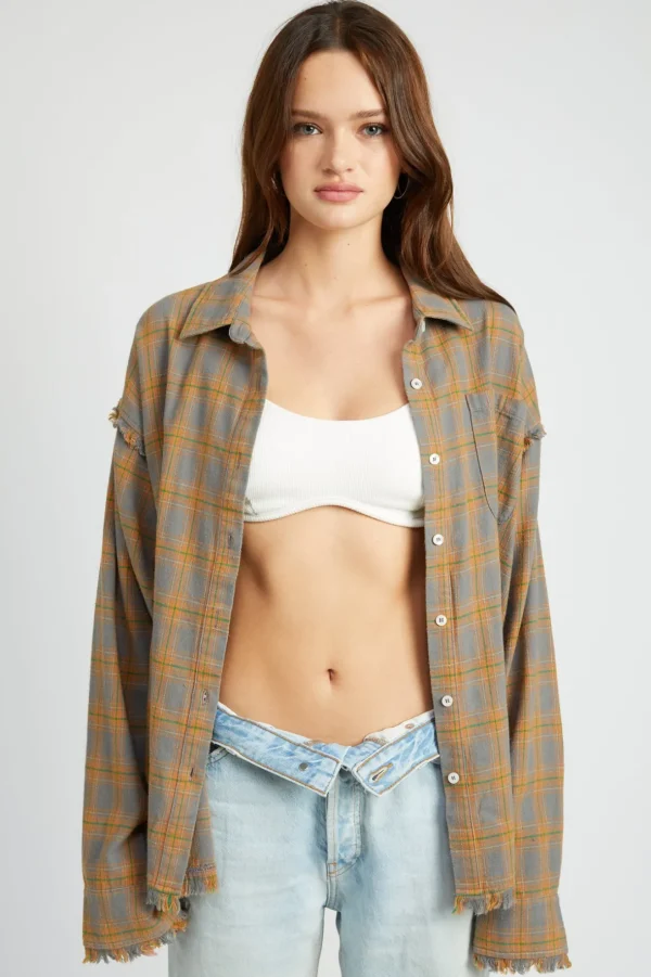 Jessie Oversized Shirt*Emory Park Clothing Online