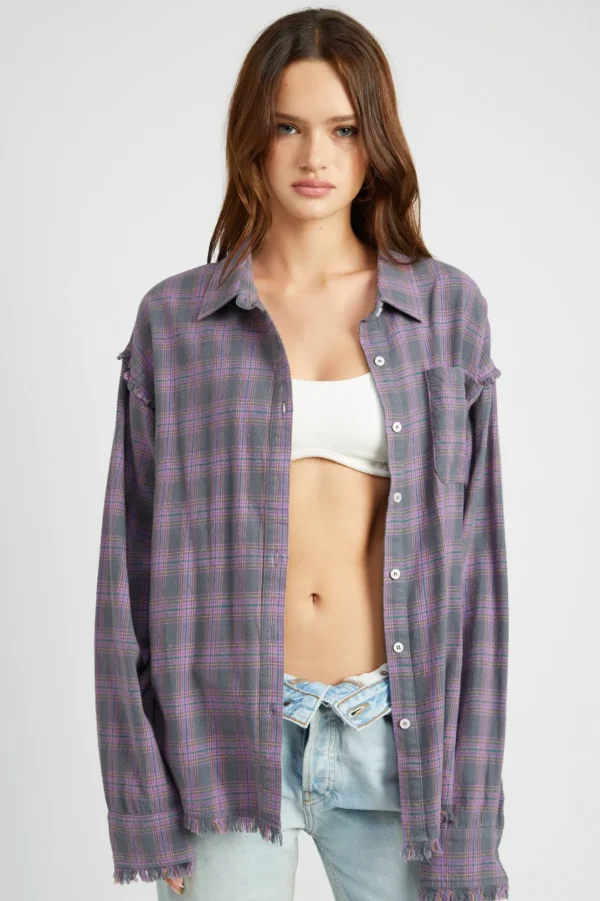 Jessie Oversized Shirt*Emory Park Clothing Online
