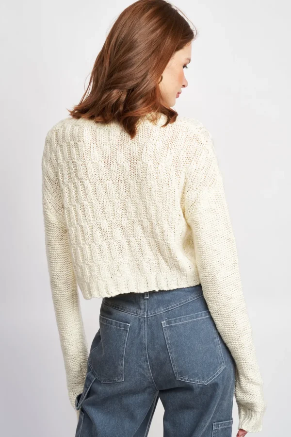 Kate Cropped Sweater*Emory Park Clothing Clearance