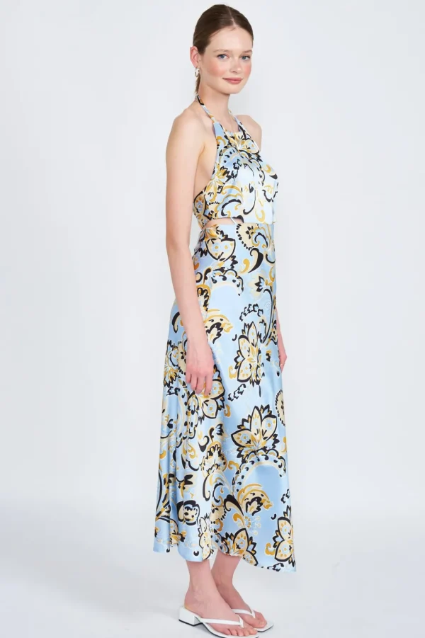 Luisa Halter Maxi Dress*Emory Park Clothing Outlet