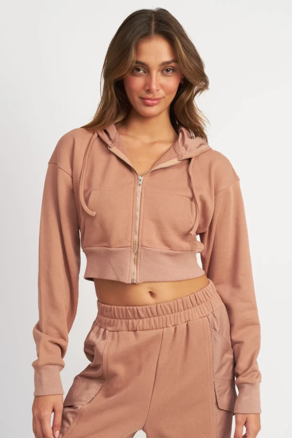 Melina Crop Hoodie*Emory Park Clothing Outlet