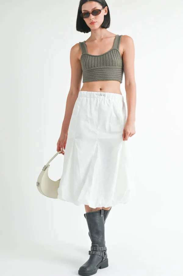 Milana Midi Bubble Skirt*Emory Park Clothing Discount