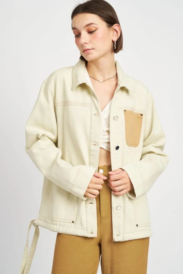 Nevaeh Denim Jacket*Emory Park Clothing Hot