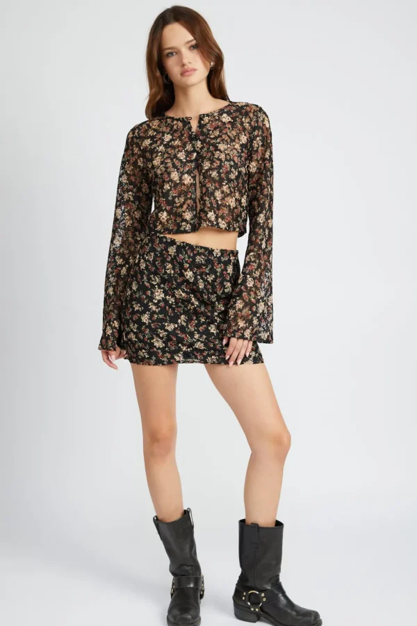 Serena Mini Skirt*Emory Park Clothing New