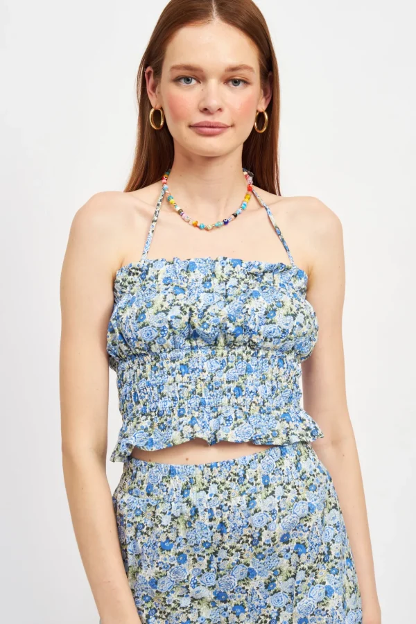 Vera Halter Neck Top*Emory Park Clothing Online