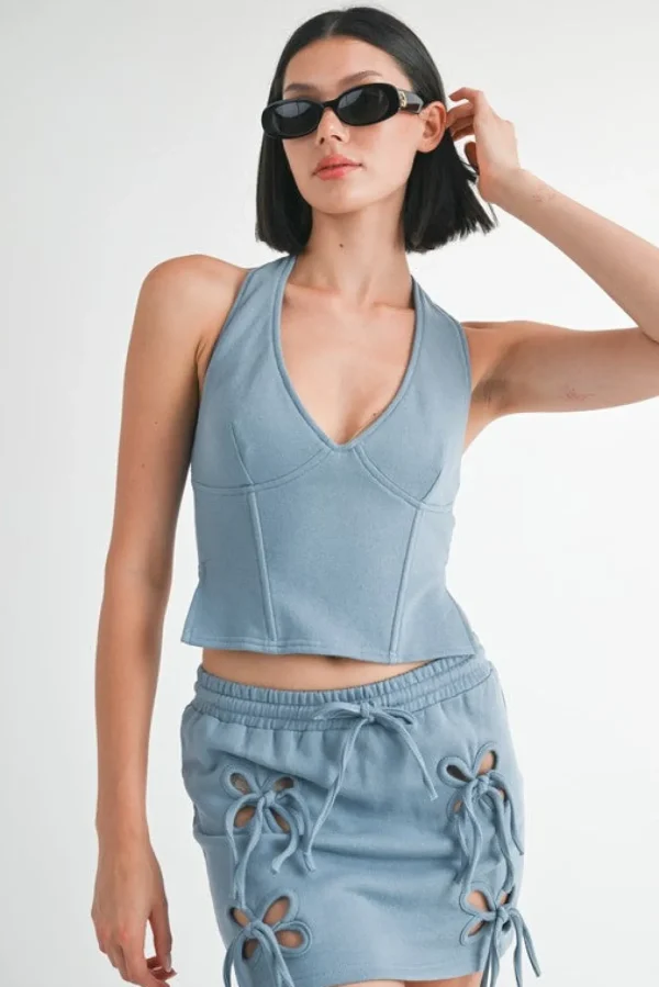 Violet Halter Top*Emory Park Clothing Online